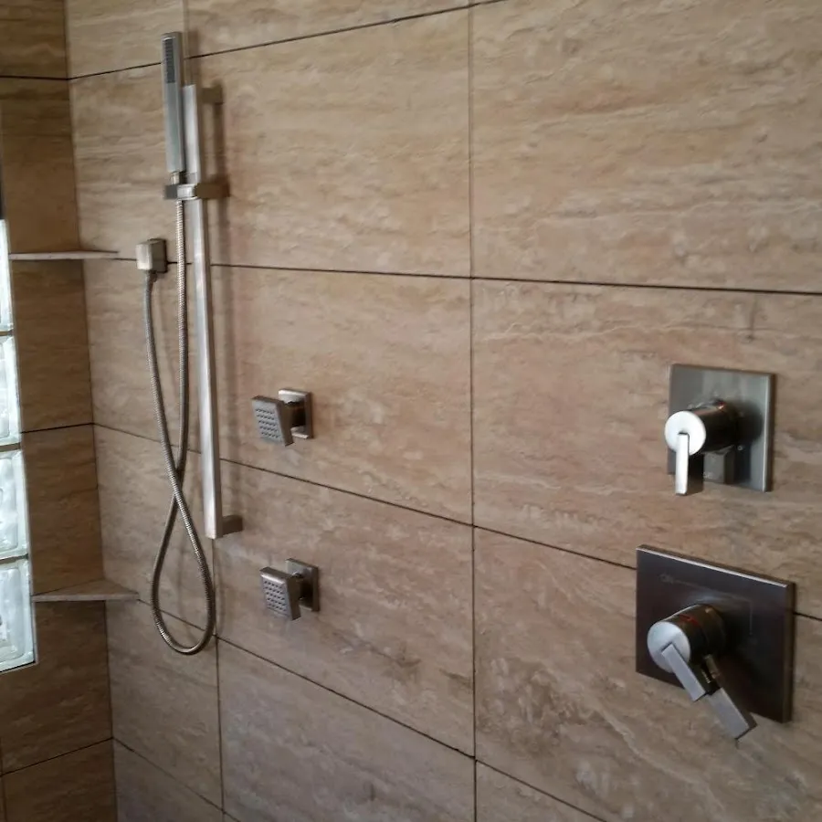 Shower fixture installation for Water Heater Replacement in Eastpointe